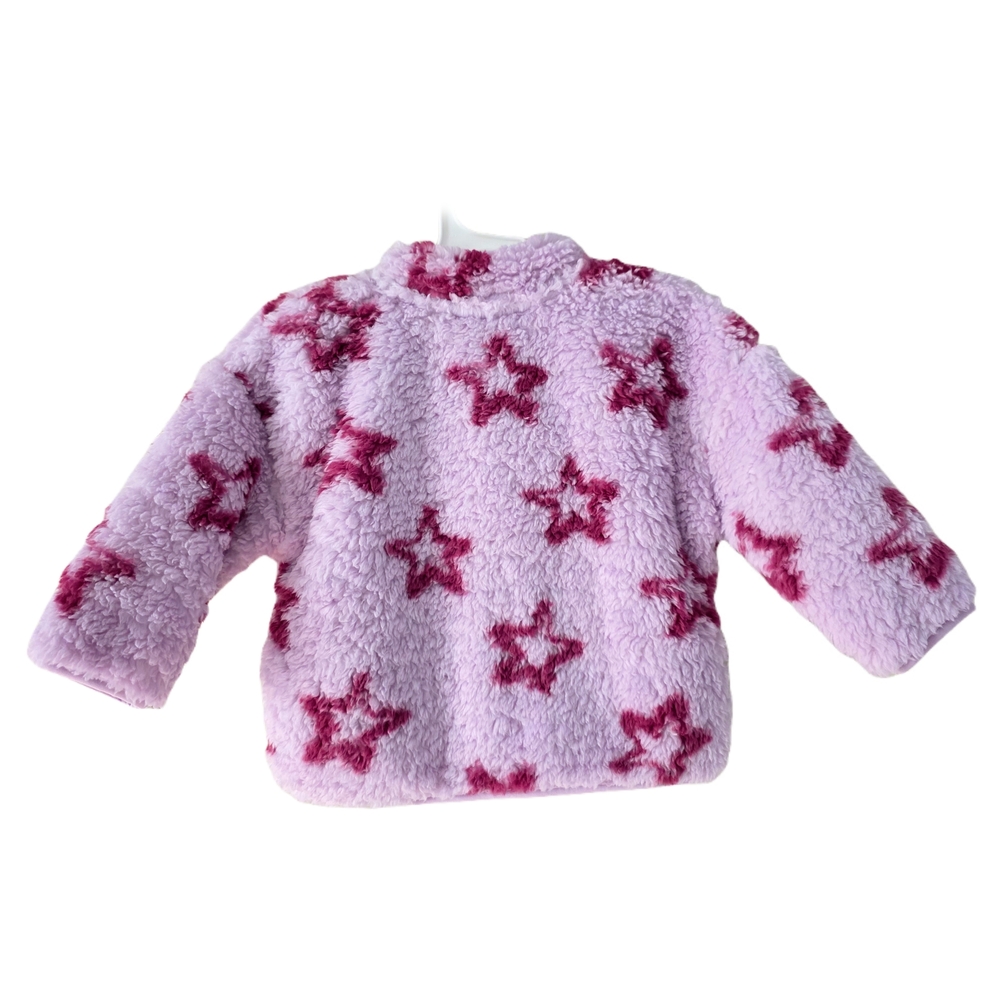Disney × Primark - Pink Plush Sherpa Pullover with Stitch Angel Character Logo - Picture 2 of 7
